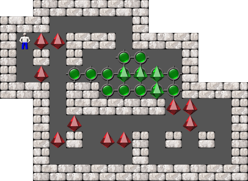 Sokoban Kevin B. Reilly Arranged level 68